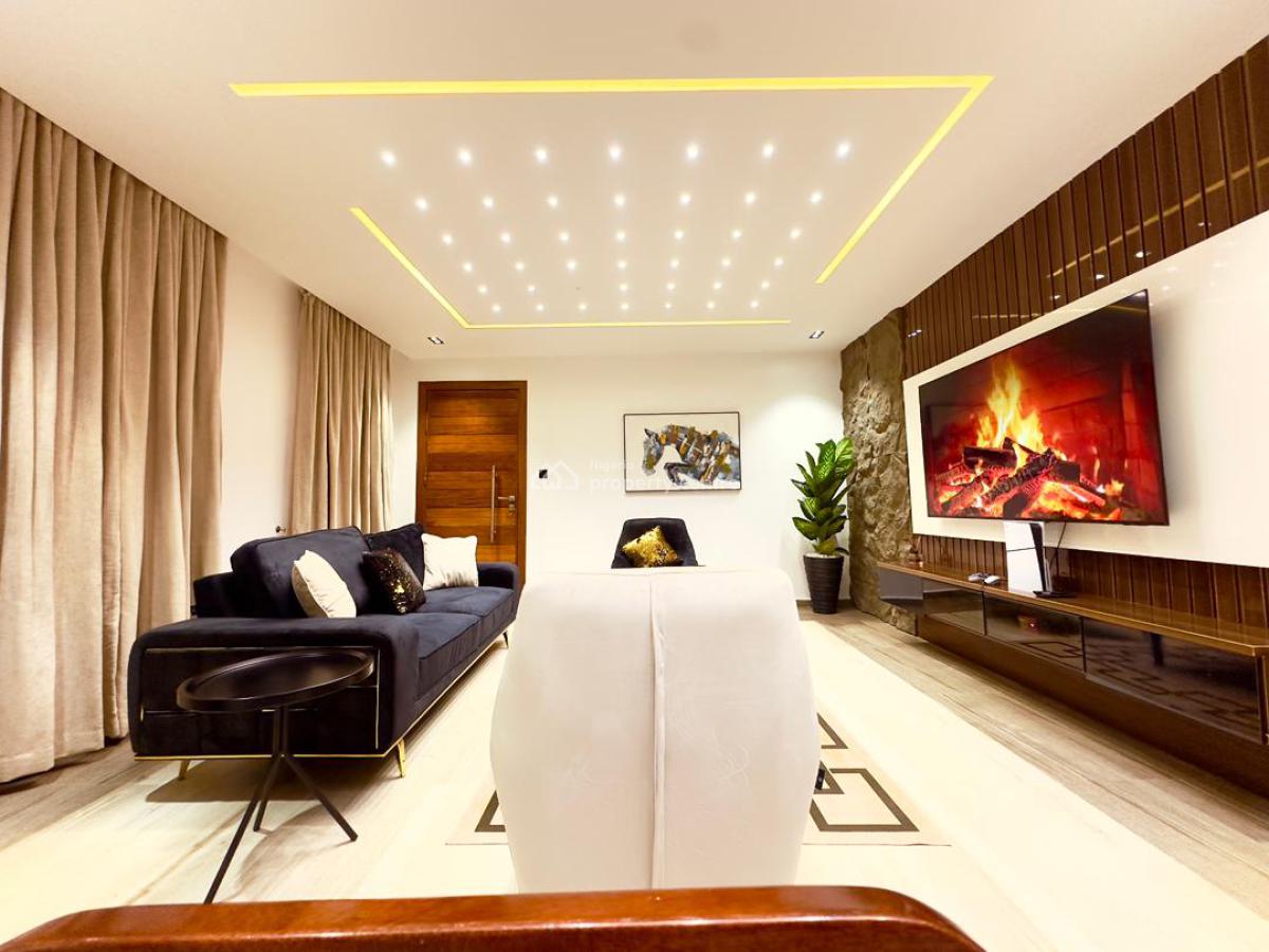 Luxury 3-bedroom Apartment with Bq Staff Quarters and Ps5, Opposite Radisson Blu, Ikeja Gra, Ikeja, Lagos, Flat / Apartment Short Let