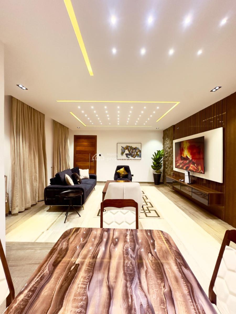 Luxury 3-bedroom Apartment with Bq Staff Quarters and Ps5, Opposite Radisson Blu, Ikeja Gra, Ikeja, Lagos, Flat / Apartment Short Let