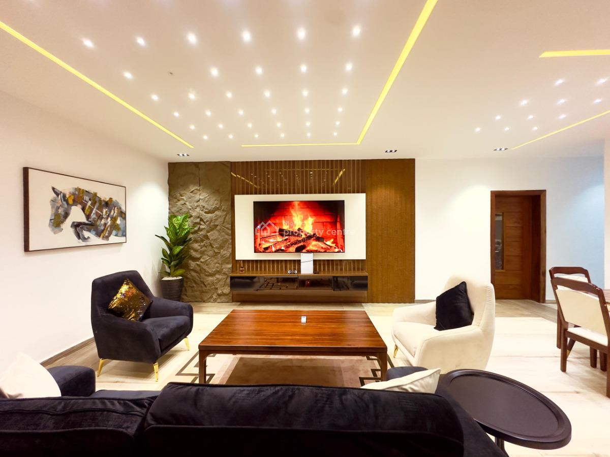 Luxury 3-bedroom Apartment with Bq Staff Quarters and Ps5, Opposite Radisson Blu, Ikeja Gra, Ikeja, Lagos, Flat / Apartment Short Let