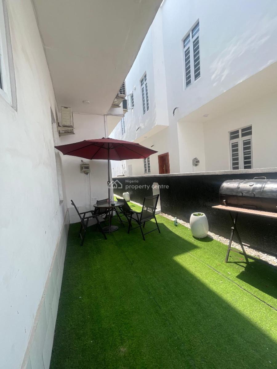 Fully Furnished 4 Bedroom Semi Detached Duplex with a Bq, Chevron, Conservation, Lekki, Lagos, Semi-detached Duplex Short Let