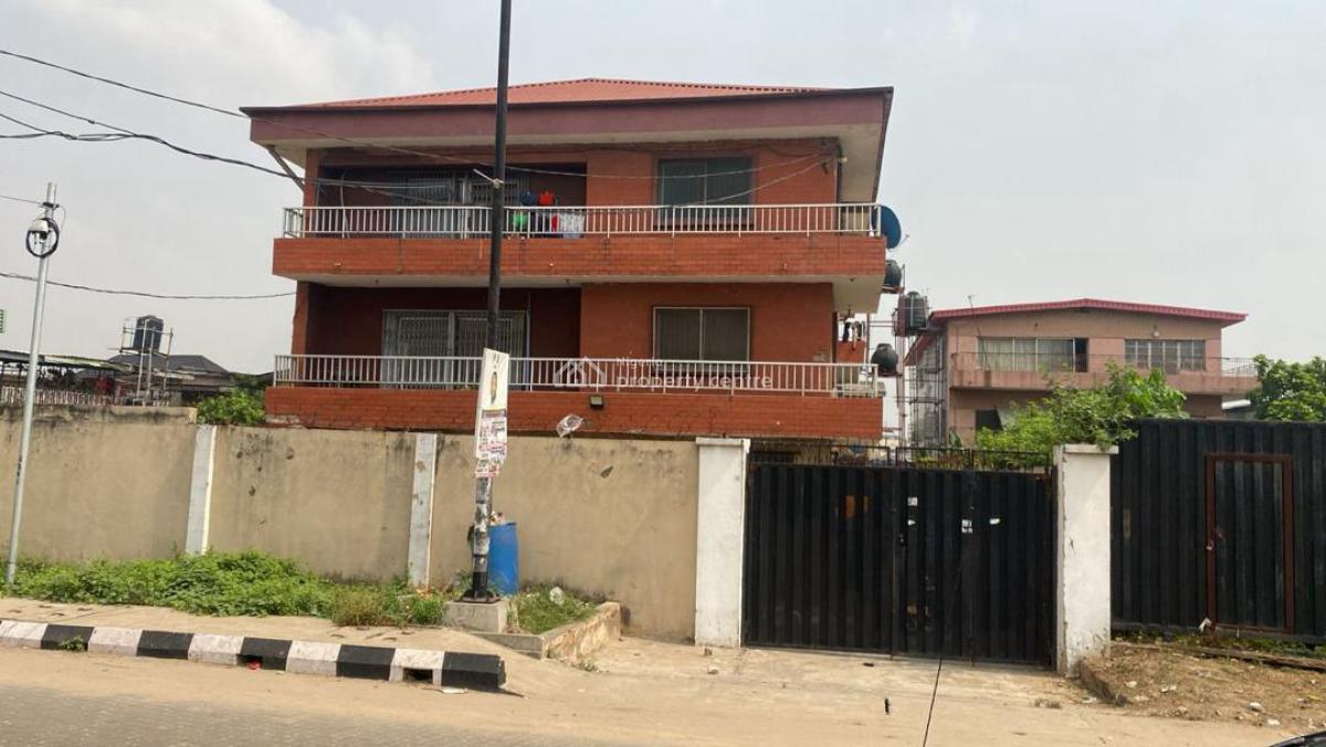 a 2 Storey Building for Lease Purchase, Onike Iwaya Road, Onike, Yaba, Lagos, House for Sale