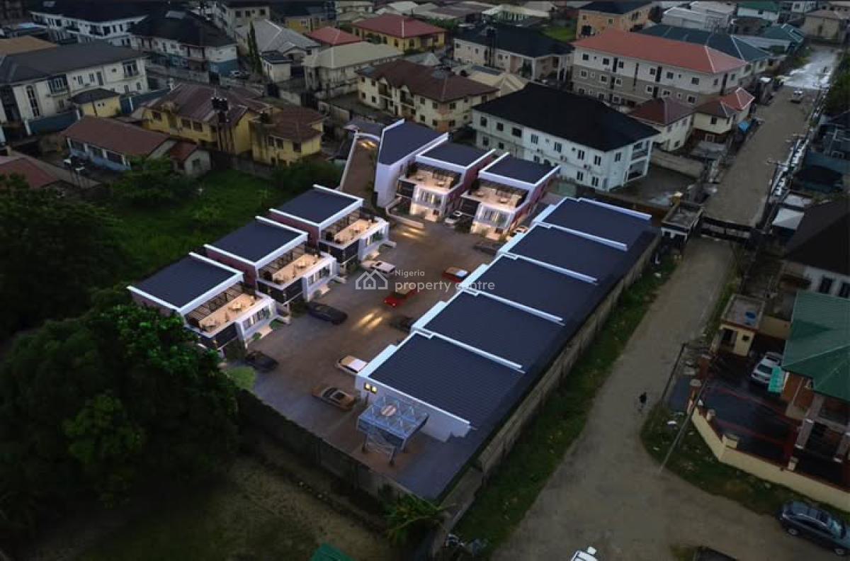 Affordable Luxury 4 Bedroom Terrace with Gym, Home Automation & Pool, After Lagos Business School, Inside Olive Park Estate, Sangotedo, Ajah, Lagos, Terraced Duplex for Sale