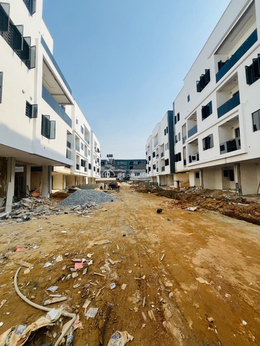 4 Bedroom Terrace Duplex with Bq, Gym House, Communal Pool, Beautifully Designed Home with Bq, Gym, Pool, Exclusive Neighborhood, Ikeja Gra, Ikeja, Lagos, Terraced Duplex for Sale