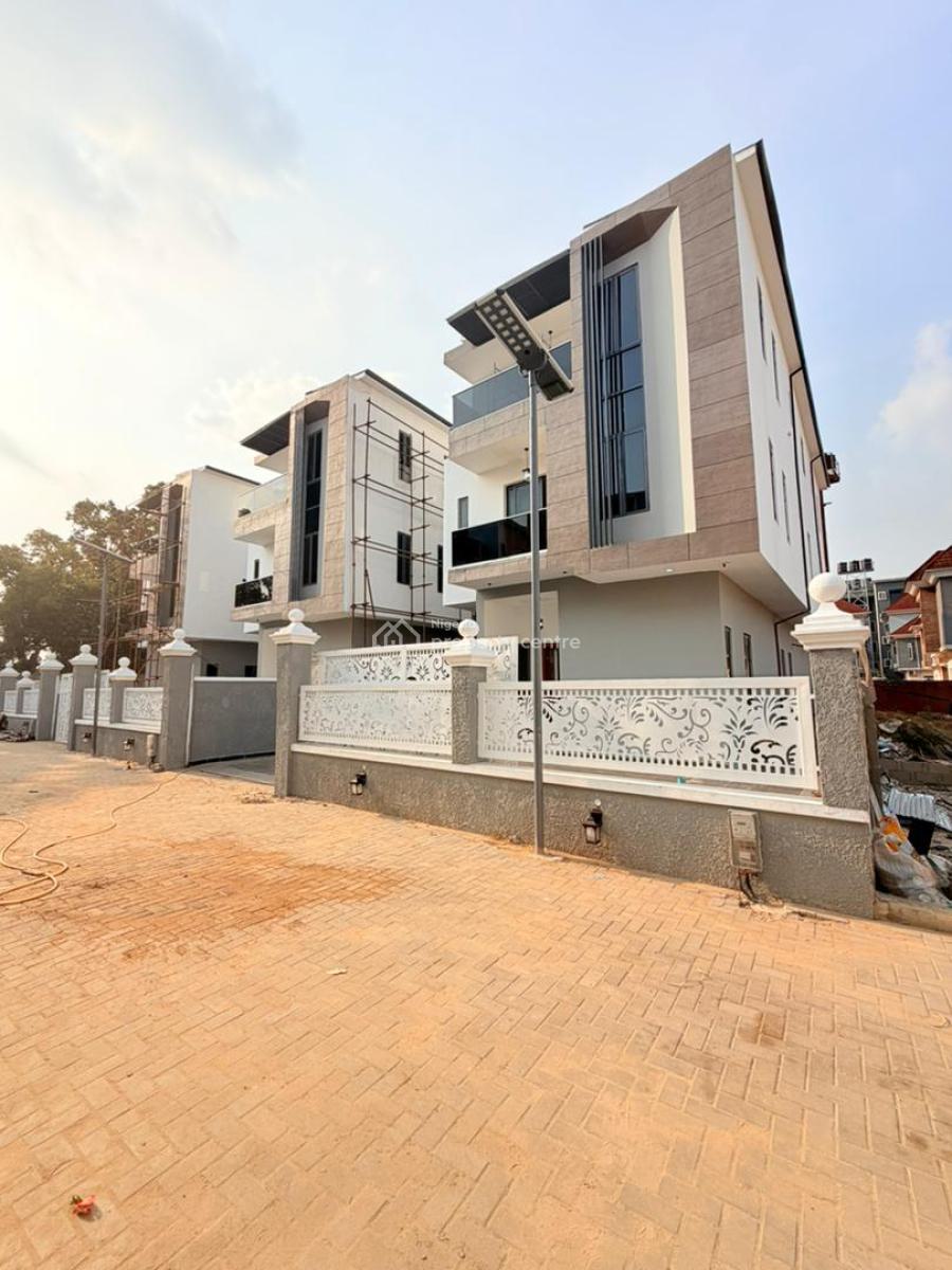 Stunningly Built Smart 5 Bedroom Fully Detached Duplex with Bq, Stunningly Designed Home with Elevator, Pool, Bq in an Estate, Ikeja Gra, Ikeja, Lagos, Detached Duplex for Sale