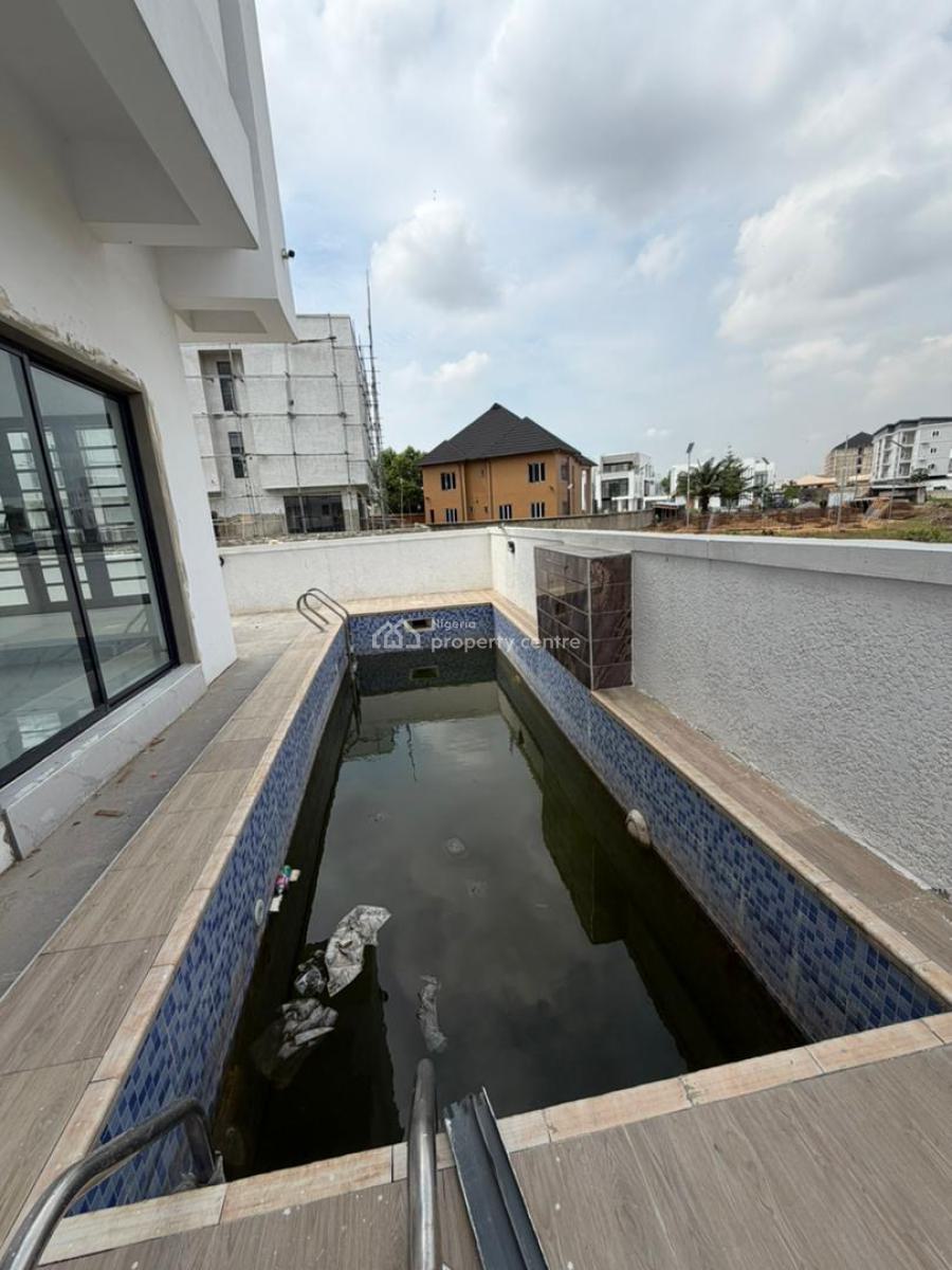 Exquisite 5 Bedroom Detached Duplex with Pool Bq, Ajah, Ajah, Lagos, Detached Duplex for Sale