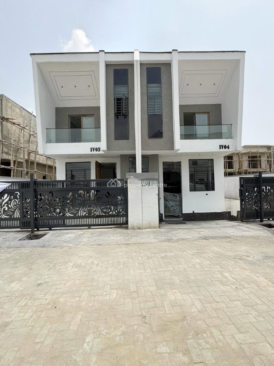 Four Bedroom Semi Detached Duplex with Bq, Ikota, Lekki, Lagos, Semi-detached Duplex for Sale