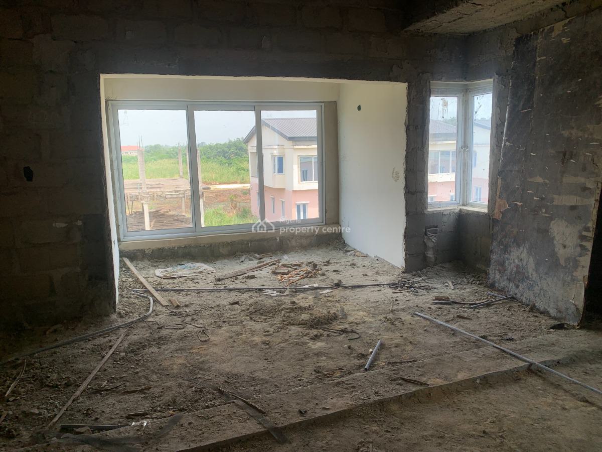 Brand New 3 Bedroom Semi Detached Carcass Duplex, Abijo, Greenpark Estate, Ajah, Lagos, Semi-detached Duplex for Sale