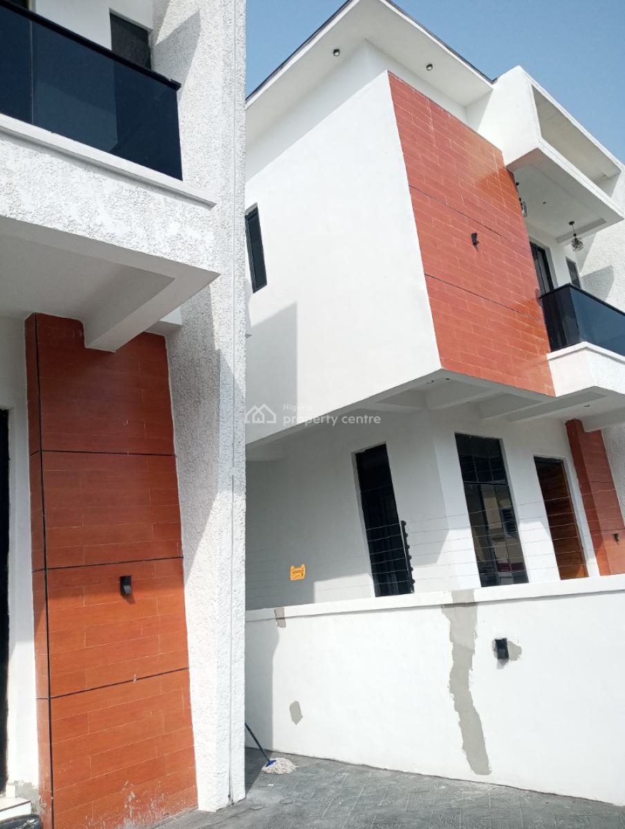 Standard Luxurious 4 Bedroom Semi Detached Duplex, Before Blanco Supermarket Ajah, Ajah, Lagos, Detached Duplex for Sale