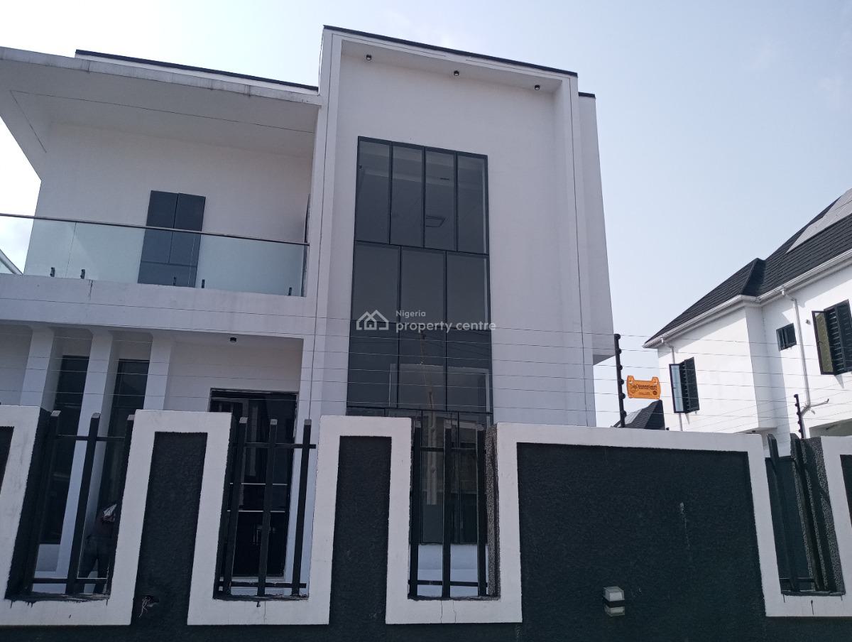 Standard Luxurious 4 Bedroom Filly Detached Duplex Glass House, Opp Sky Mail Before Blanco Supermarket Ajah, Lekki Phase 1, Lekki, Lagos, Detached Duplex for Sale
