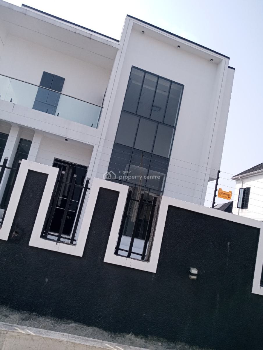 Standard Luxurious 4 Bedroom Filly Detached Duplex Glass House, Opp Sky Mail Before Blanco Supermarket Ajah, Lekki Phase 1, Lekki, Lagos, Detached Duplex for Sale