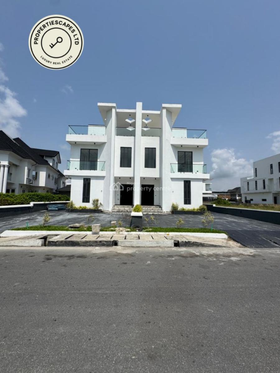 Luxury 5 Bedroom Semi Detached Duplex with a Bq,rooftop Terrace., Ikate, Lekki, Lagos, Semi-detached Duplex for Sale