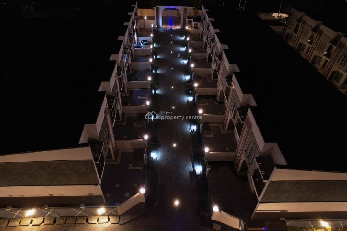 Spacious 4 Bedroom Terrace Duplex with Bq, Self Compound and Swimming, Royal Gardens Estate, Ajah, Lagos, Terraced Duplex for Rent