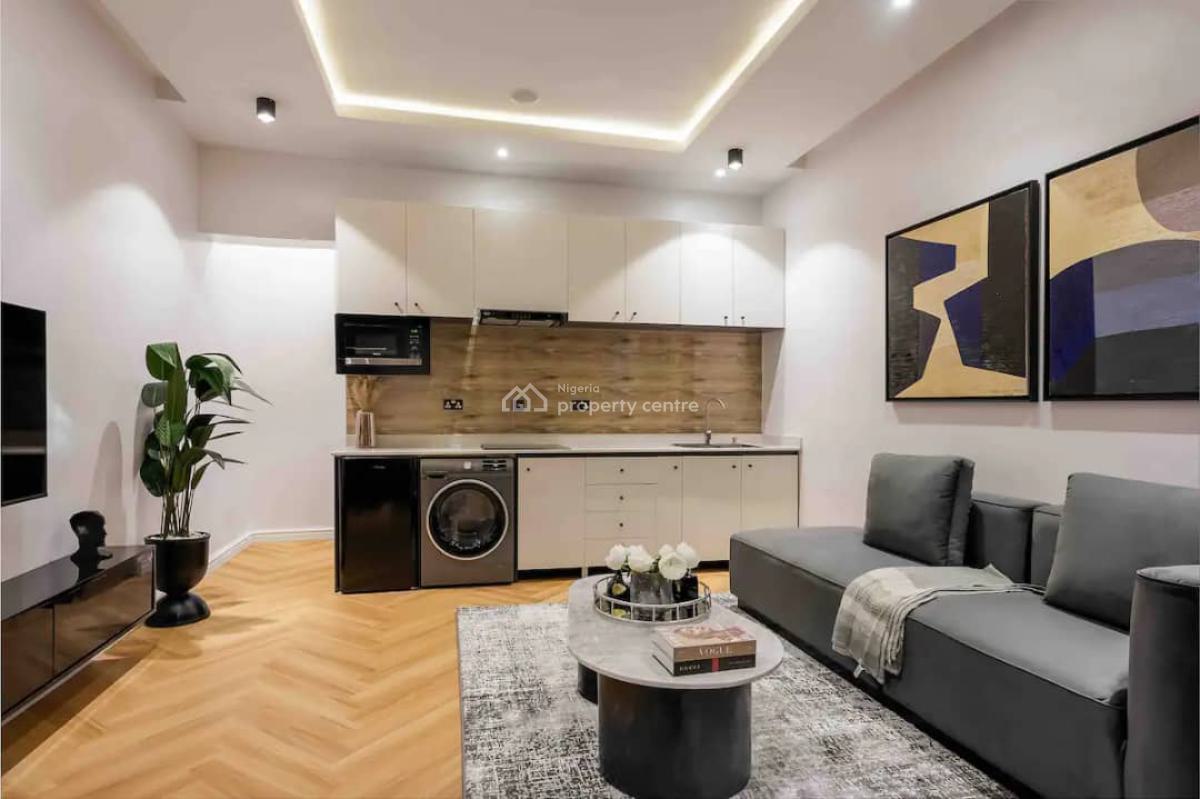 Grey One Bedroom Apartment, Lekki, Lagos, Flat / Apartment Short Let