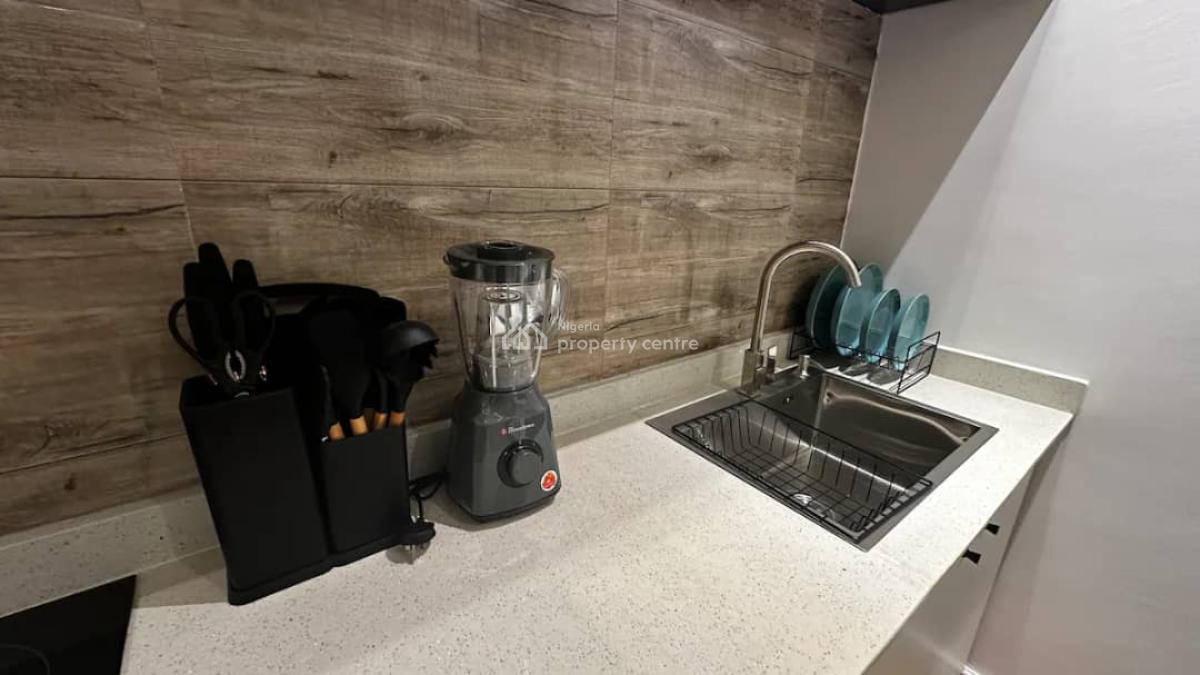 Grey One Bedroom Apartment, Lekki, Lagos, Flat / Apartment Short Let