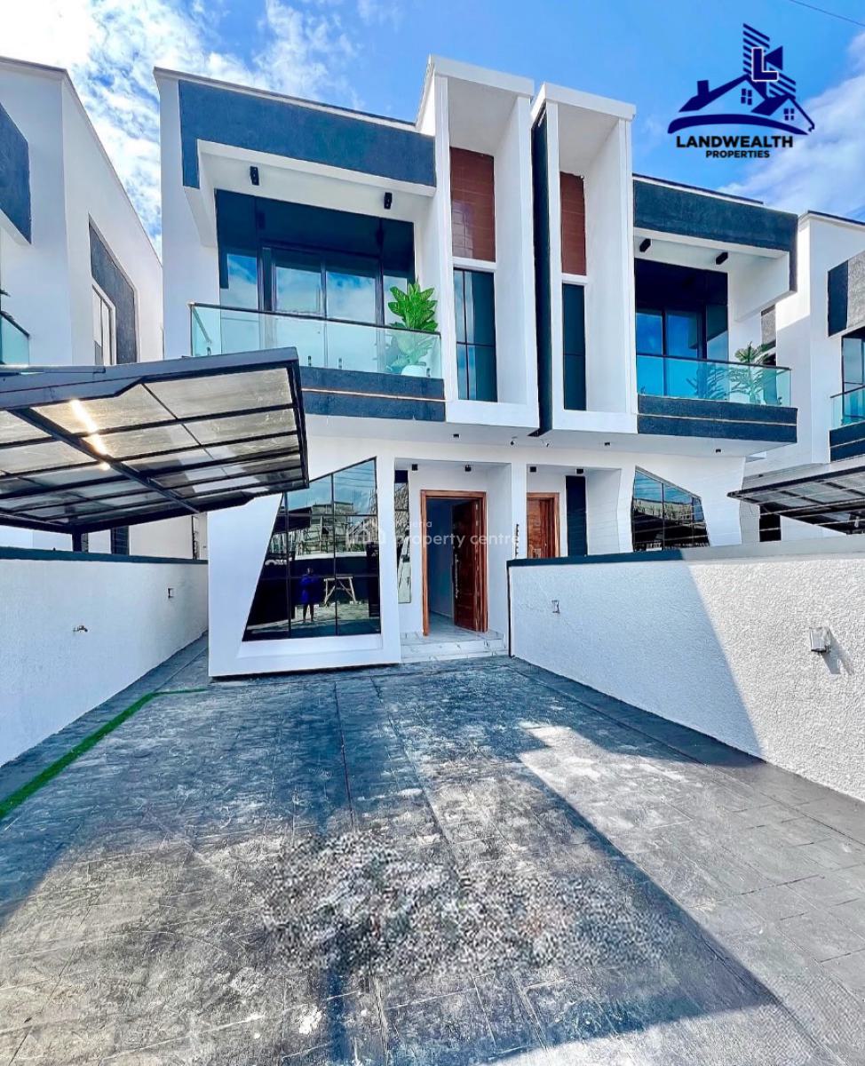 Contemporary 4 Bedroom Semi-detached Duplex with Bq, Secure Estate at Orchid Lekki, Lekki, Lagos, Semi-detached Duplex for Sale