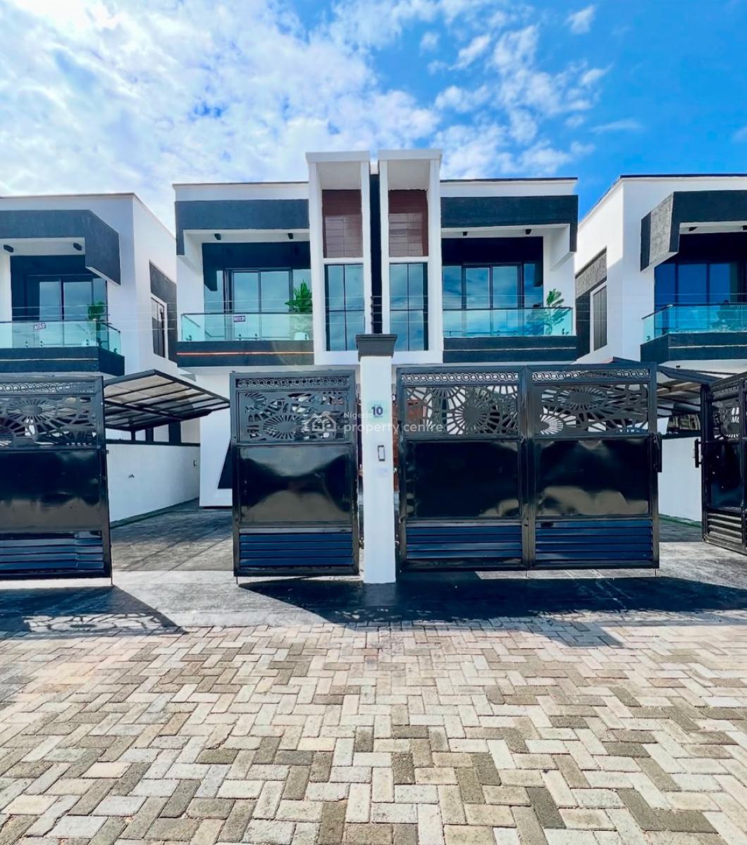 Contemporary 4 Bedroom Semi-detached Duplex with Bq, Secure Estate at Orchid Lekki, Lekki, Lagos, Semi-detached Duplex for Sale