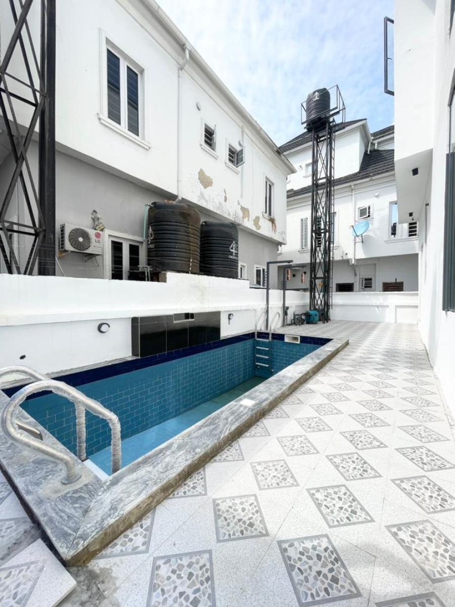 Spacious 5-bedroom Fully Detached Duplex with Pool Bq, Chevron Toll Gate, Lekki, Lagos, Detached Duplex for Sale