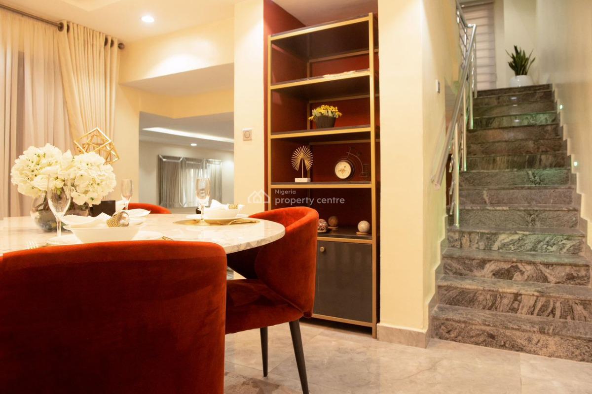 Fully Furnished 4 Bedroom Terrace Duplex with Nq, an Estate on Banana Island Road, Ikoyi, Lagos, Terraced Duplex for Rent