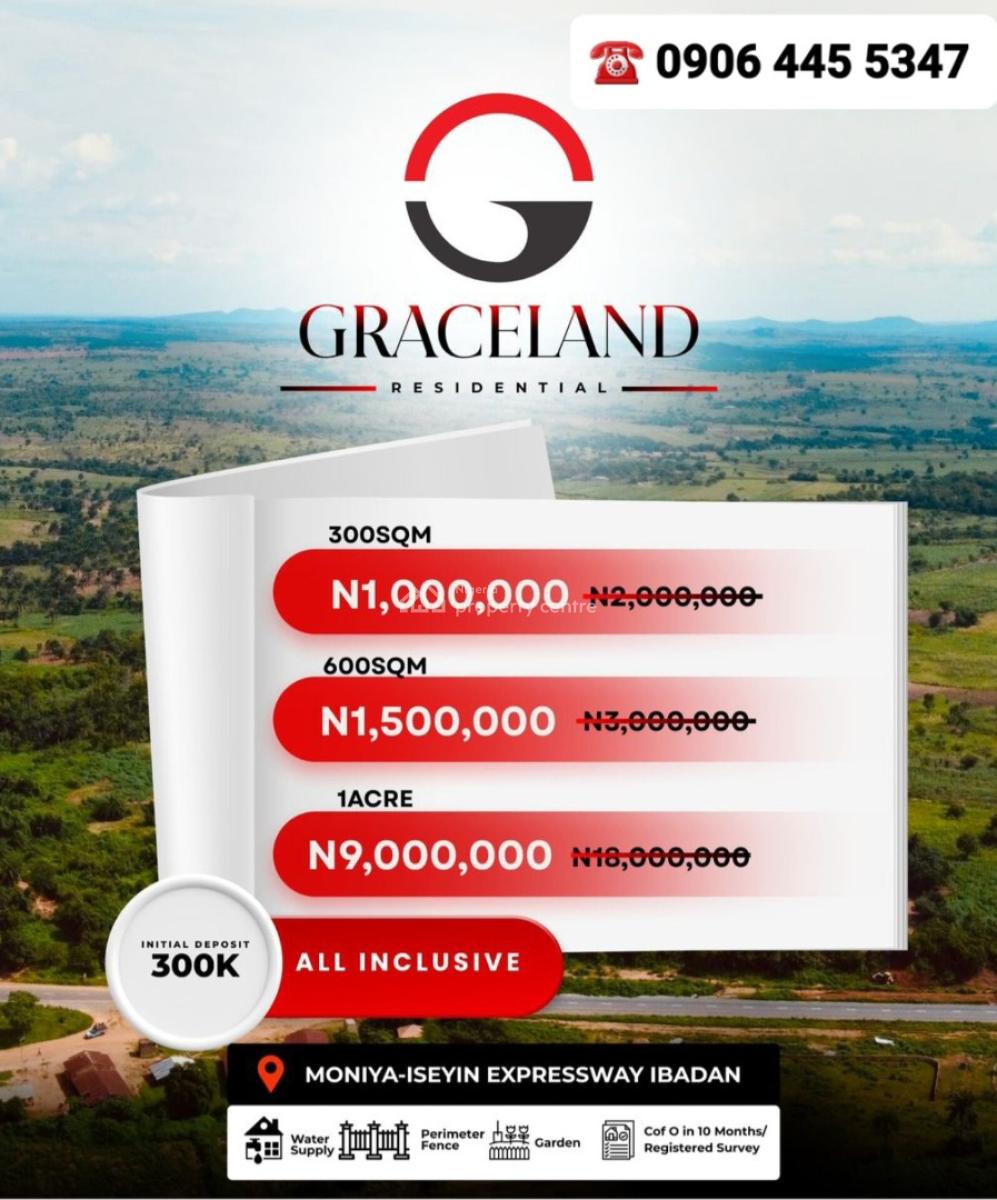 Plots and Acres of Residential Land, Along Moniya-iseyin Expressway, Ibadan, Oyo, Residential Land for Sale