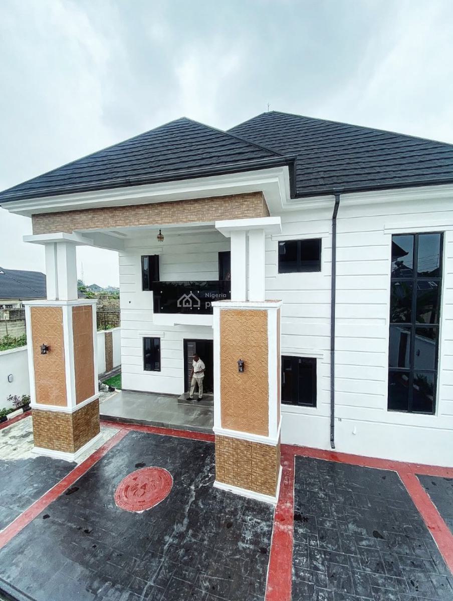 Modern 4 Bedroom Duplex Wt Gate House, Royal Estate, Elimbu, Port Harcourt, Rivers, Detached Duplex for Sale