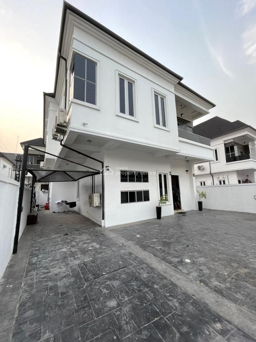 5 Bed Fully Detached Duplex with  Bq, Osapa, Lekki, Lagos, Detached Duplex for Sale
