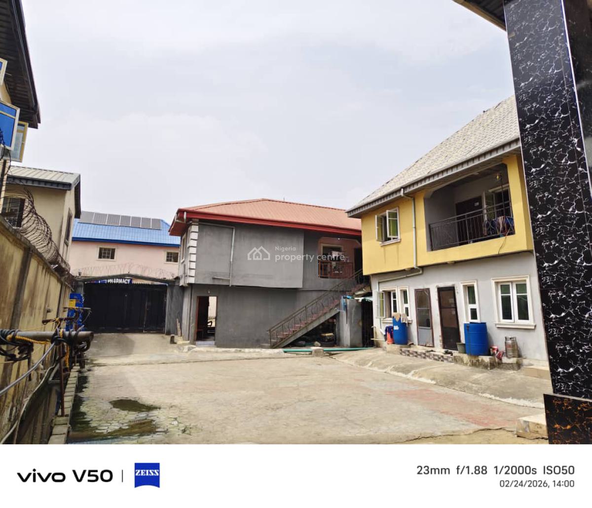 Well Finished Mixed Use Complex., Canal View Estate, Okota, Isolo, Lagos, Commercial Property for Sale
