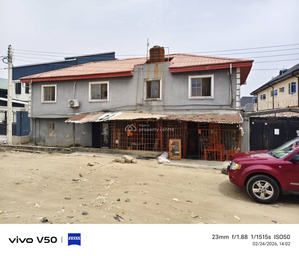 Well Finished Mixed Use Complex., Canal View Estate, Okota, Isolo, Lagos, Commercial Property for Sale