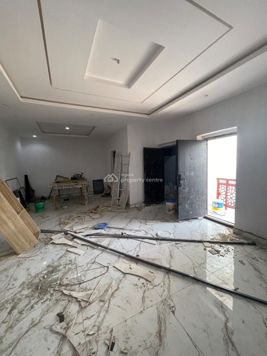 Massive Brand New 3 Bedroom Apartment Inside Secured Estate, Located at Abraham Adesanya Axis,good Road, Band a Light., Ajah, Lagos, Flat / Apartment for Rent