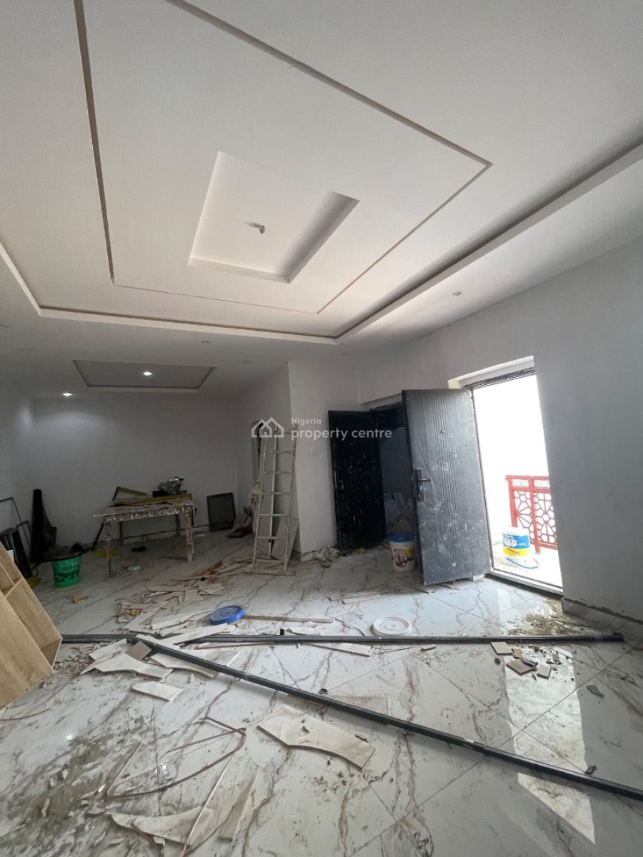 Massive Brand New 3 Bedroom Apartment Inside Secured Estate, Located at Abraham Adesanya Axis,good Road, Band a Light., Ajah, Lagos, Flat / Apartment for Rent