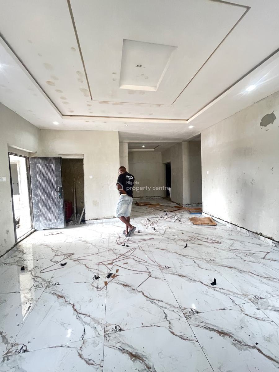 Massive Brand New 3 Bedroom Apartment Inside Secured Estate, Located at Abraham Adesanya Axis,good Road, Band a Light., Ajah, Lagos, Flat / Apartment for Rent