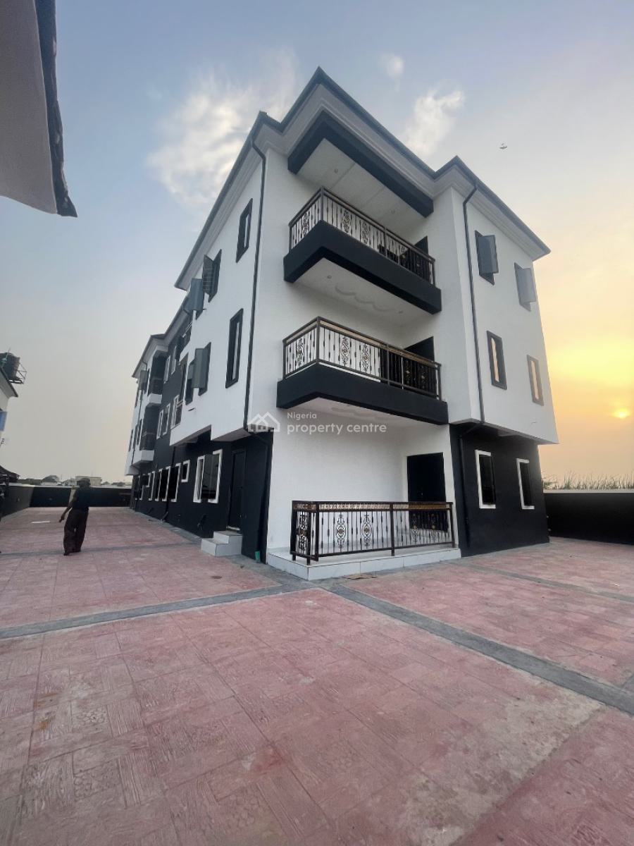 Brand New 2 Bedroom Apartment Inside a Secured Estate, Located Inside Quite and Secure Estate,interlocked All Round The Estat, Sangotedo, Ajah, Lagos, Flat / Apartment for Rent