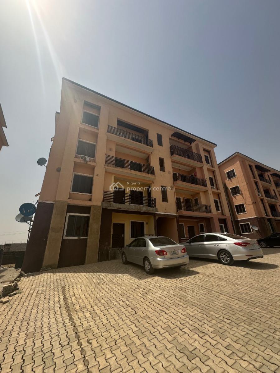 Well Finished Two Bedroom Flat, Earth Point Estate, After Berger Clinic, Life Camp, Abuja, Flat / Apartment for Rent