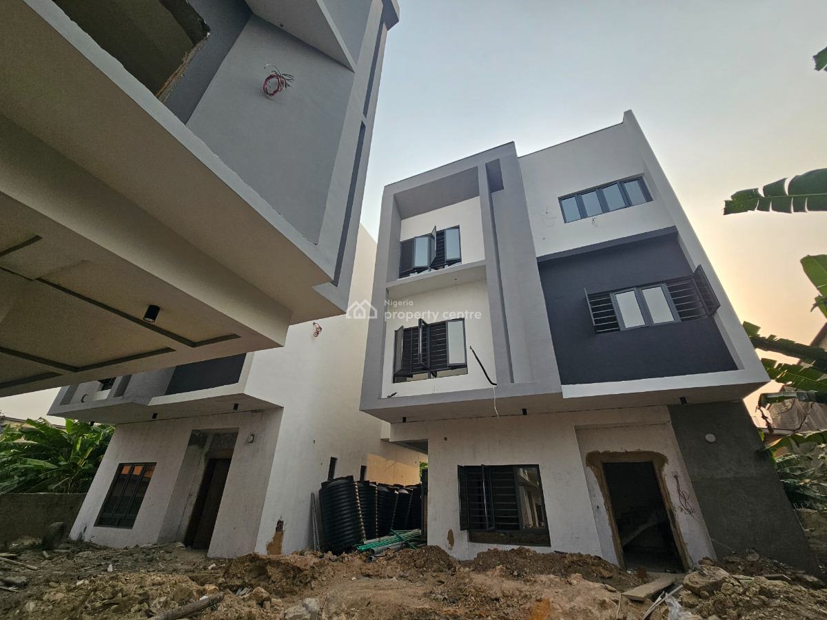 Luxury 4 Bedroom Semi Detached Duplex in an Estate, in a Gated Estate, Alaka, Surulere, Lagos, Semi-detached Duplex for Sale