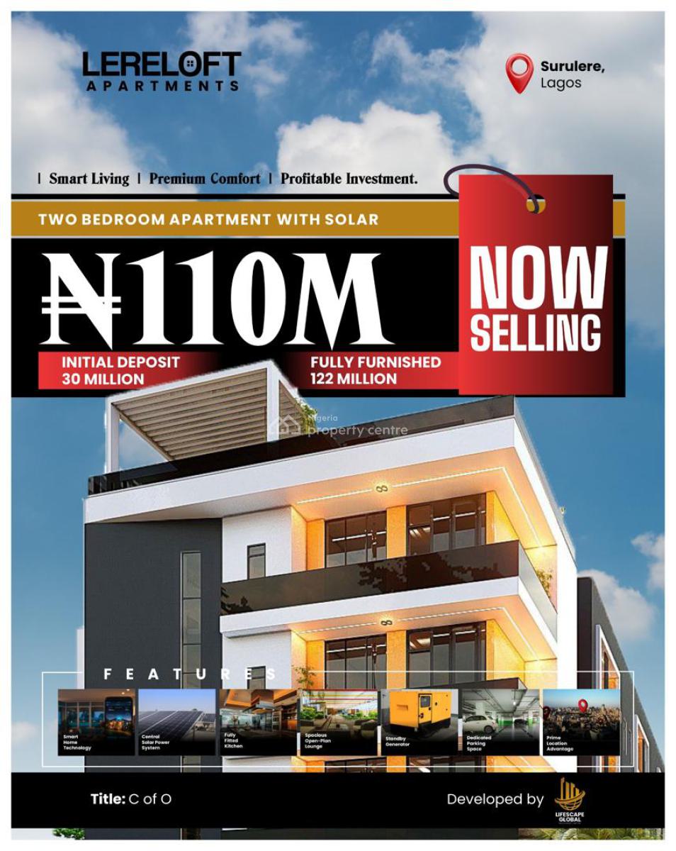 Cashflow Machine!!! Earn Up to 21 Yearly Income on Lereloft Apartments, Few Minutes Away From The Lagos National Stadium, Aguda, Surulere, Lagos, Flat / Apartment for Sale