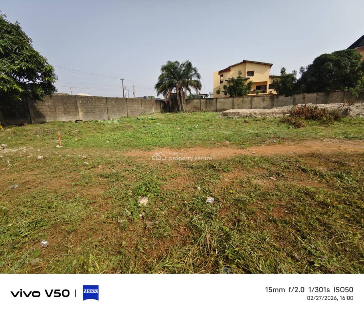 306 Sq.m2-dry, Level, Fully Fenced Land with Cofo, Okota, Isolo, Lagos, Land for Sale