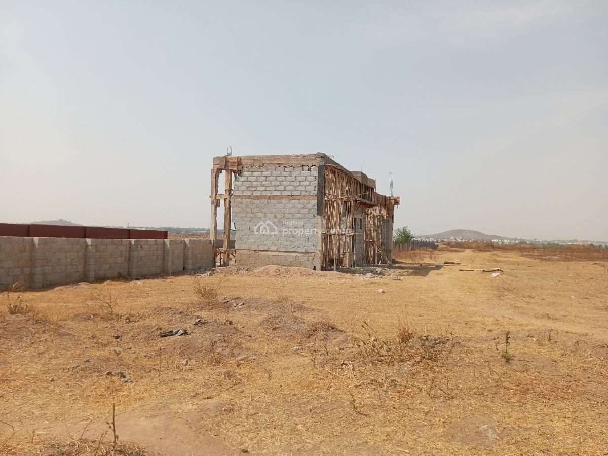 2 Bedroom Terrace Duplex with Attached Bq, Before Centenary City, Airport Road Abuja, Lugbe District, Abuja, Residential Land for Sale