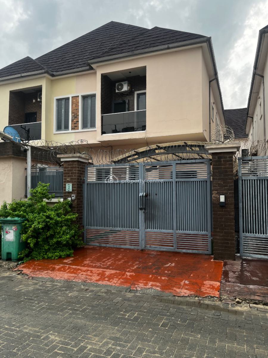 4 Bedroom Semi Detached Duplex in Estate, Oba Amusa Adebanjo Street, Royal Pine Estate. Orchid Road, Lekki, Lekki, Lagos, Semi-detached Duplex for Sale