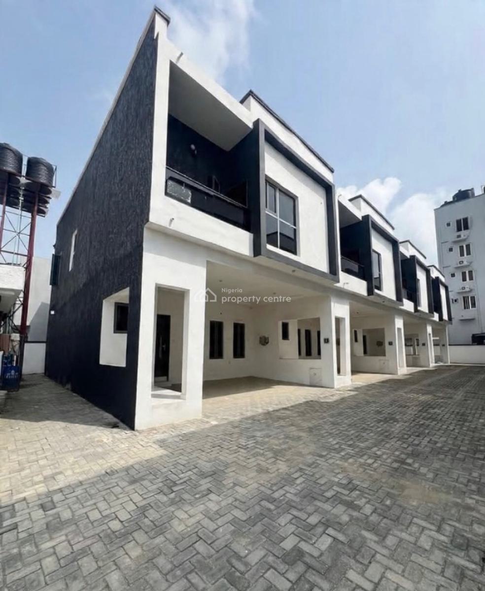 Lovely 4 Bedroom Terrace Duplex with Bq, New Road, Lekki, Lagos, Terraced Duplex for Sale