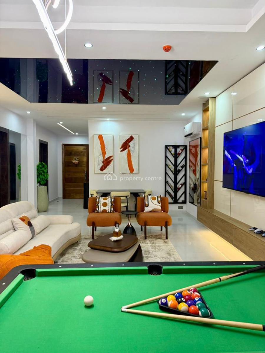 2 Bedroom Apartment with Movable Tv, Ps5, Bathtub and Balcony Other to, Lekki Phase 1, Lekki, Lagos, Flat / Apartment Short Let