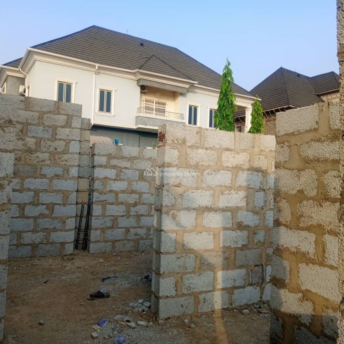 4 Bedroom Semi Detached Duplex Carcass + Bq, Lugbe District, Abuja, Semi-detached Duplex for Sale