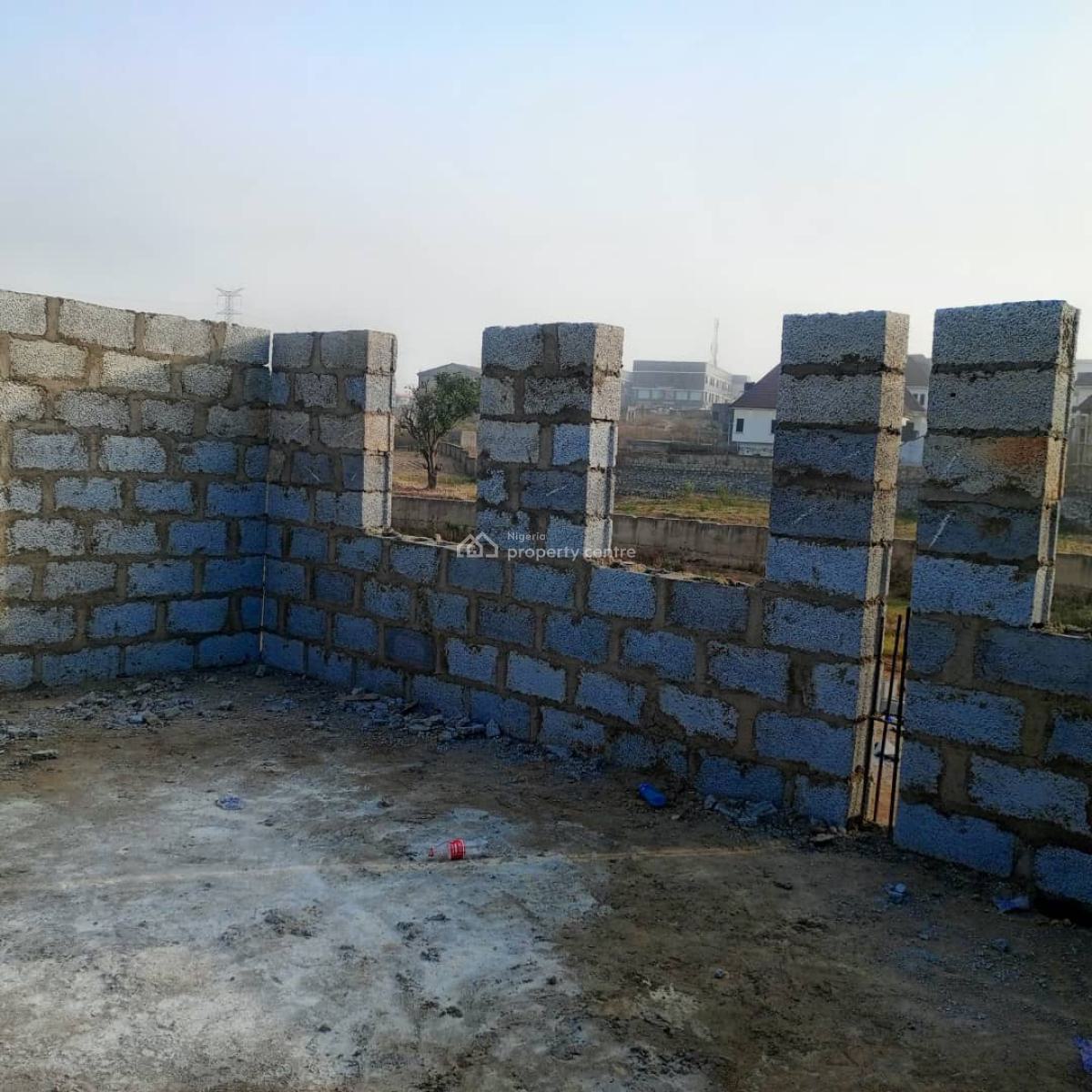 4 Bedroom Semi Detached Duplex Carcass + Bq, Lugbe District, Abuja, Semi-detached Duplex for Sale