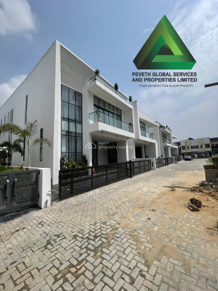 Luxury 5 Bedroom Fully Detached Duplex with Bq, Piano, Swimming Pool, Chevron Toll Gate, Lekki, Lagos, Detached Duplex for Sale