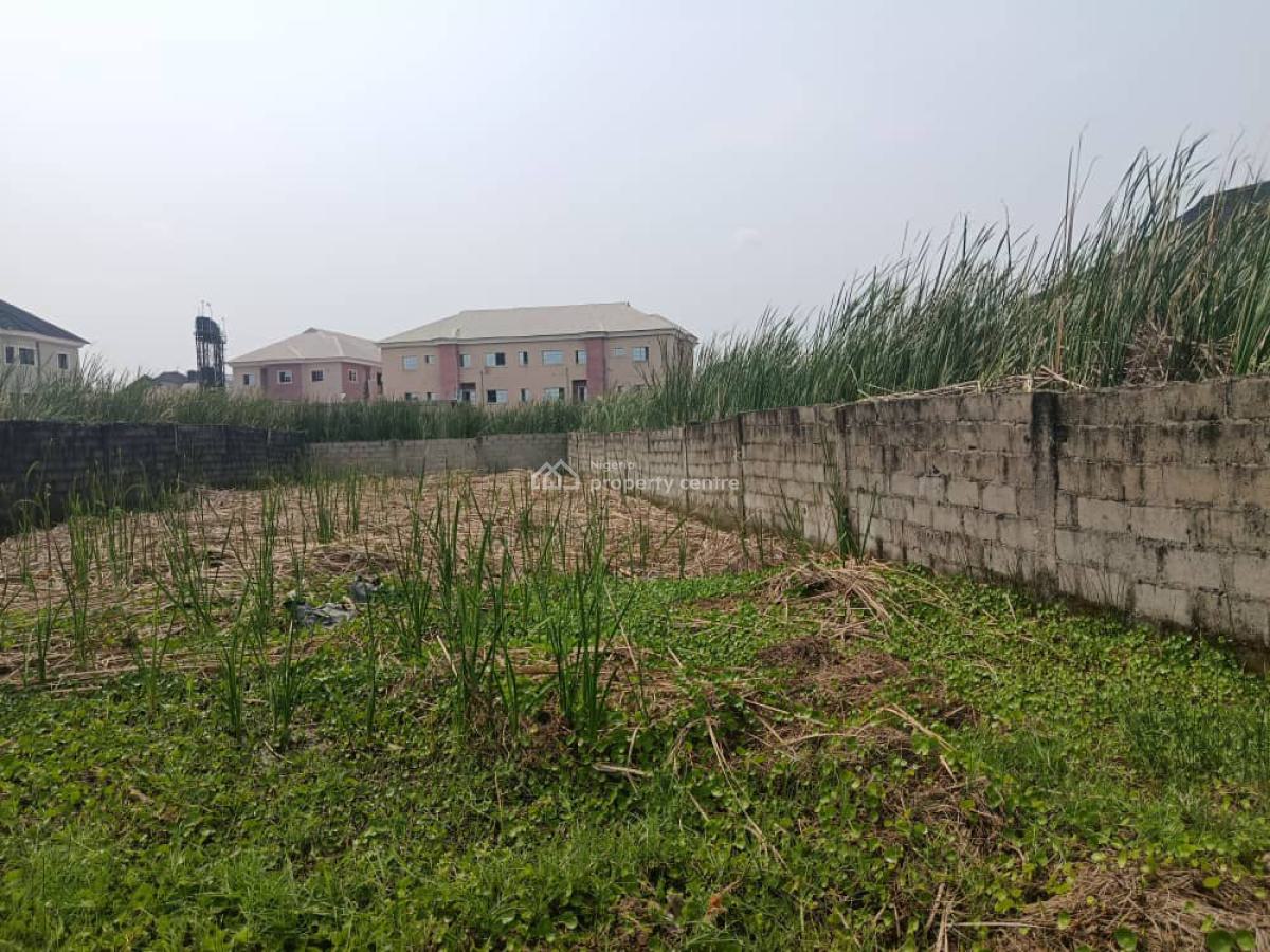 Fenced Residential Plot in a Estate Sitting on 510.698 Square Meters, Off Cooperative Villa Estate, Badore Ajah, Badore, Ajah, Lagos, Residential Land for Sale