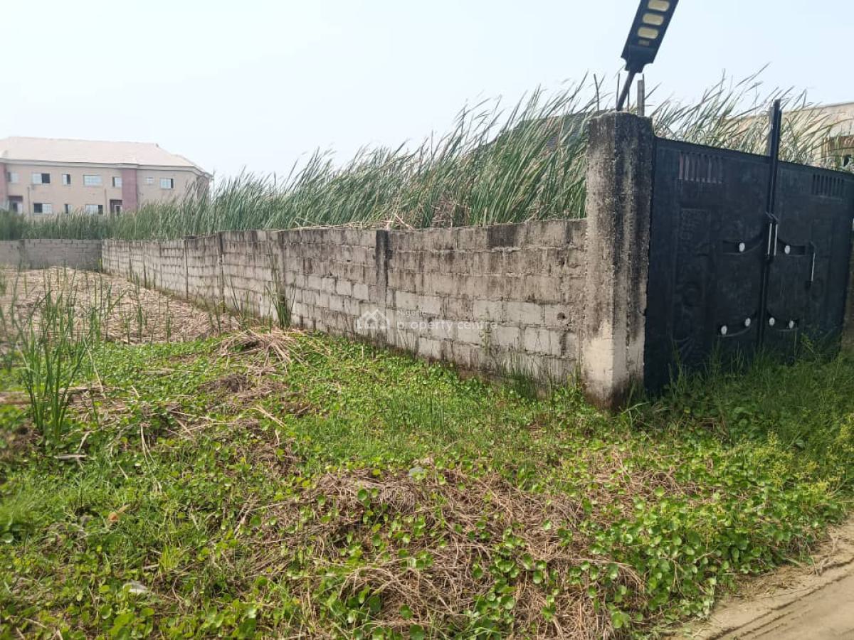Fenced Residential Plot in a Estate Sitting on 510.698 Square Meters, Off Cooperative Villa Estate, Badore Ajah, Badore, Ajah, Lagos, Residential Land for Sale