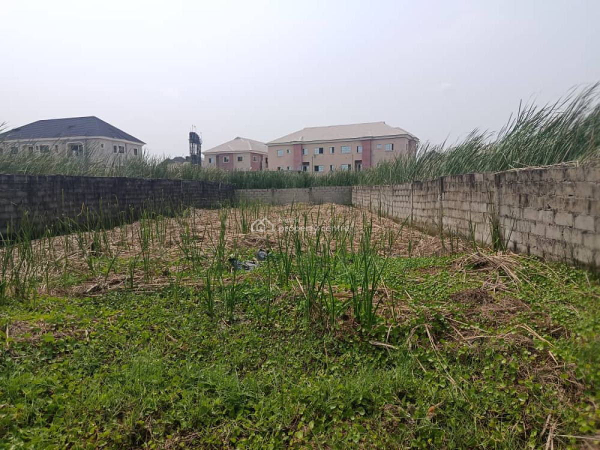 Fenced Residential Plot in a Estate Sitting on 510.698 Square Meters, Off Cooperative Villa Estate, Badore Ajah, Badore, Ajah, Lagos, Residential Land for Sale