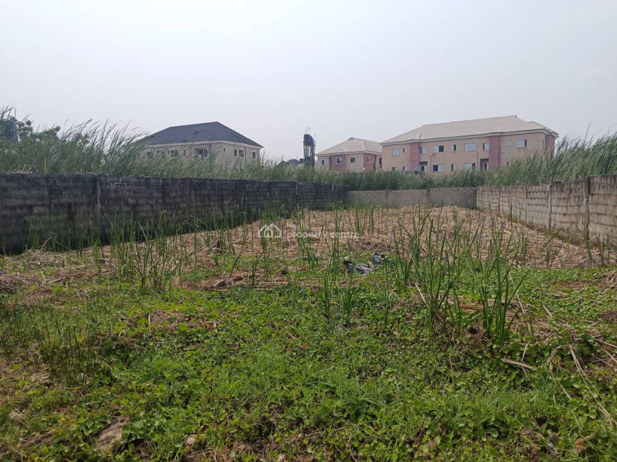 Fenced Residential Plot in a Estate Sitting on 510.698 Square Meters, Off Cooperative Villa Estate, Badore Ajah, Badore, Ajah, Lagos, Residential Land for Sale