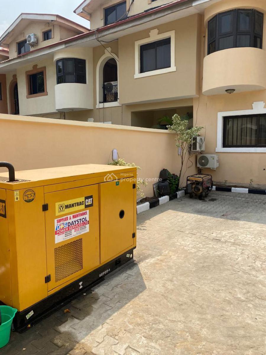 Fully Furnished Self Compound 4-bedroom Semi Detached with a B.q, Osborne Estate Ikoyi, Lagos, Osborne, Ikoyi, Lagos, Semi-detached Duplex for Rent