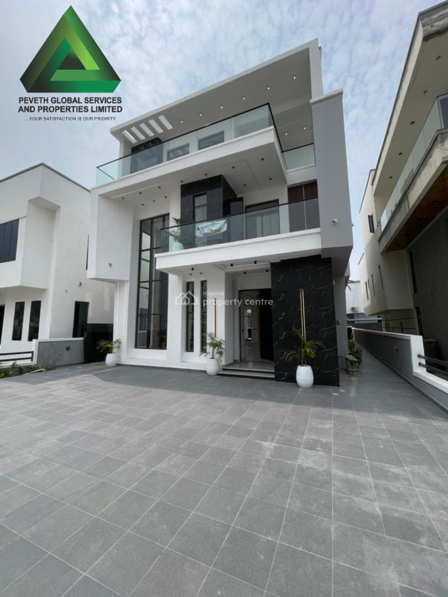 Luxury 5 Bedroom Fully Detached Duplex + Pool, Gym, Cinema, Rooftop,bq, Lekki County,  Ikota, Lekki, Lagos, Detached Duplex for Sale