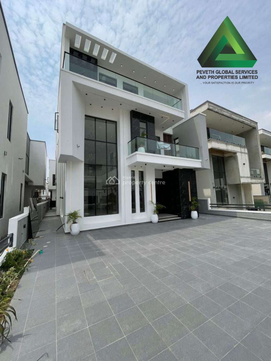 Luxury 5 Bedroom Fully Detached Duplex + Pool, Gym, Cinema, Rooftop,bq, Lekki County,  Ikota, Lekki, Lagos, Detached Duplex for Sale