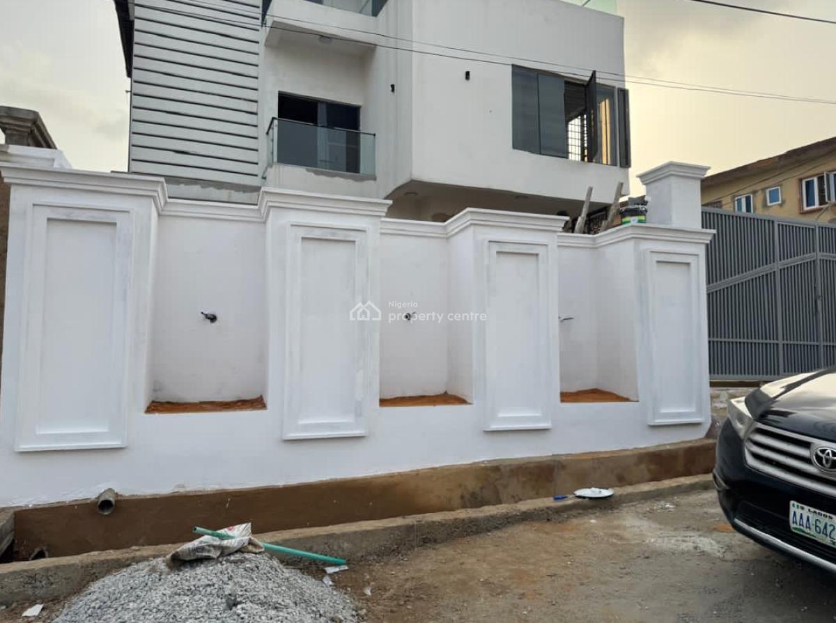 Newly 4 Bedroom Detach Duplex+ Bq + Gym House, Off College Road, Ogba, Ikeja, Lagos, Detached Duplex for Sale